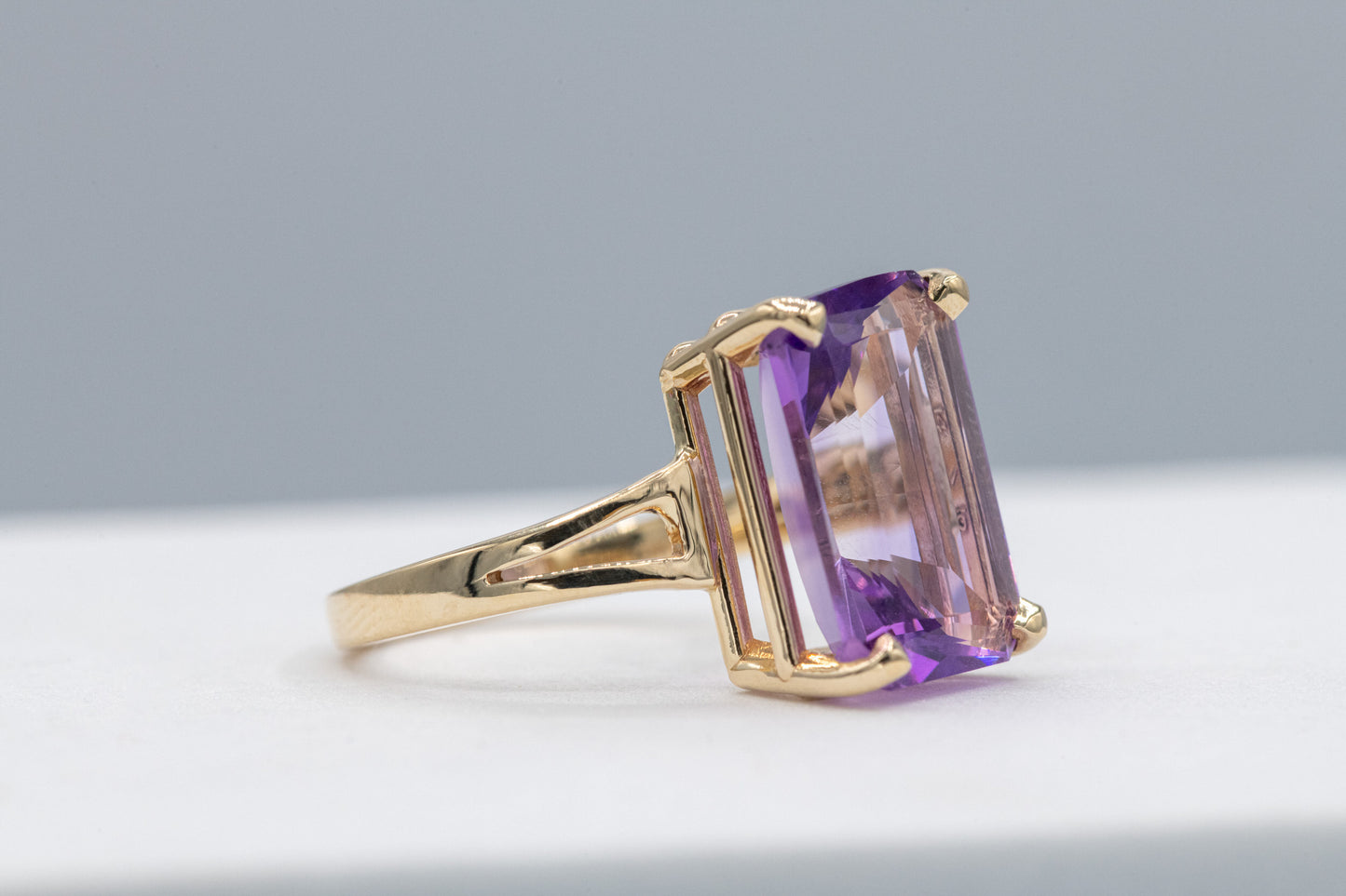 Amethyst Statement Ring