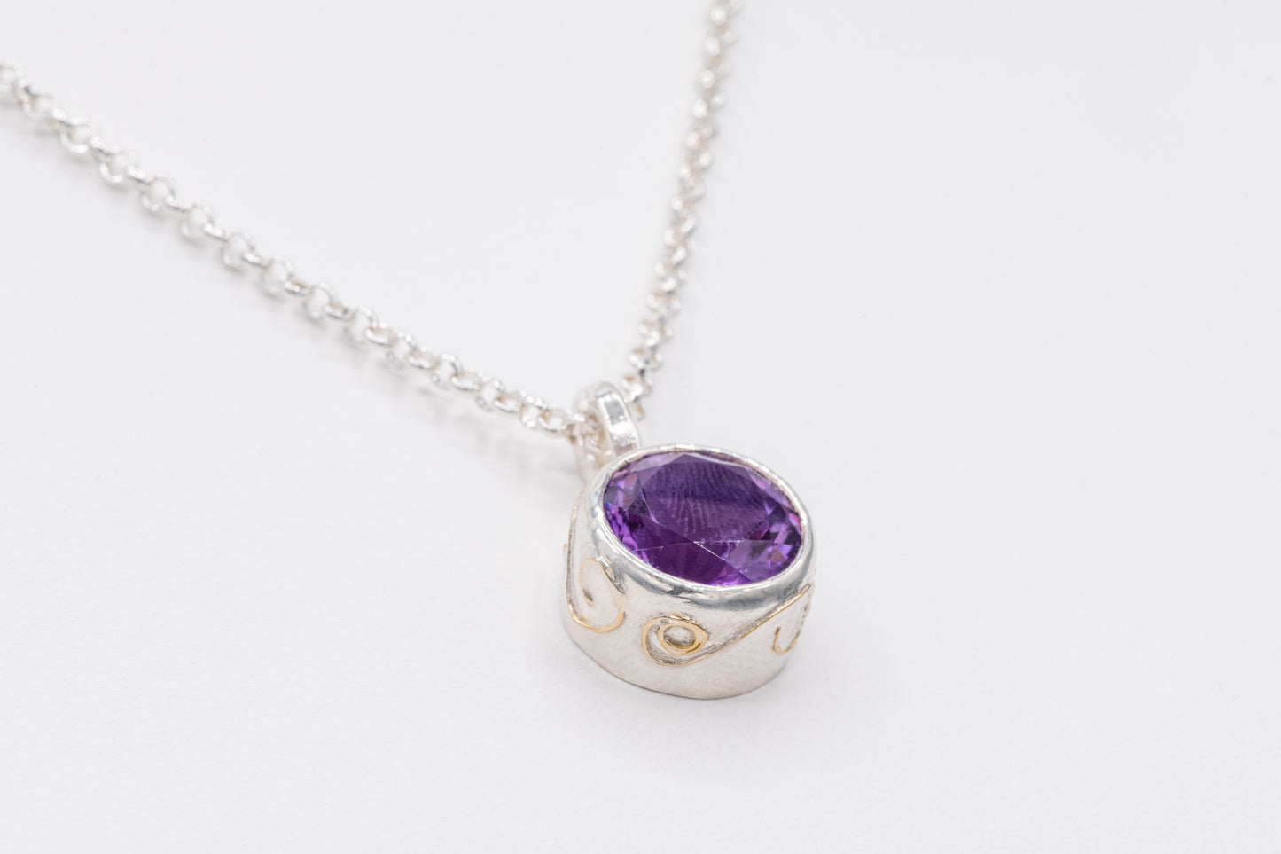 Amethyst Gemstone Necklace