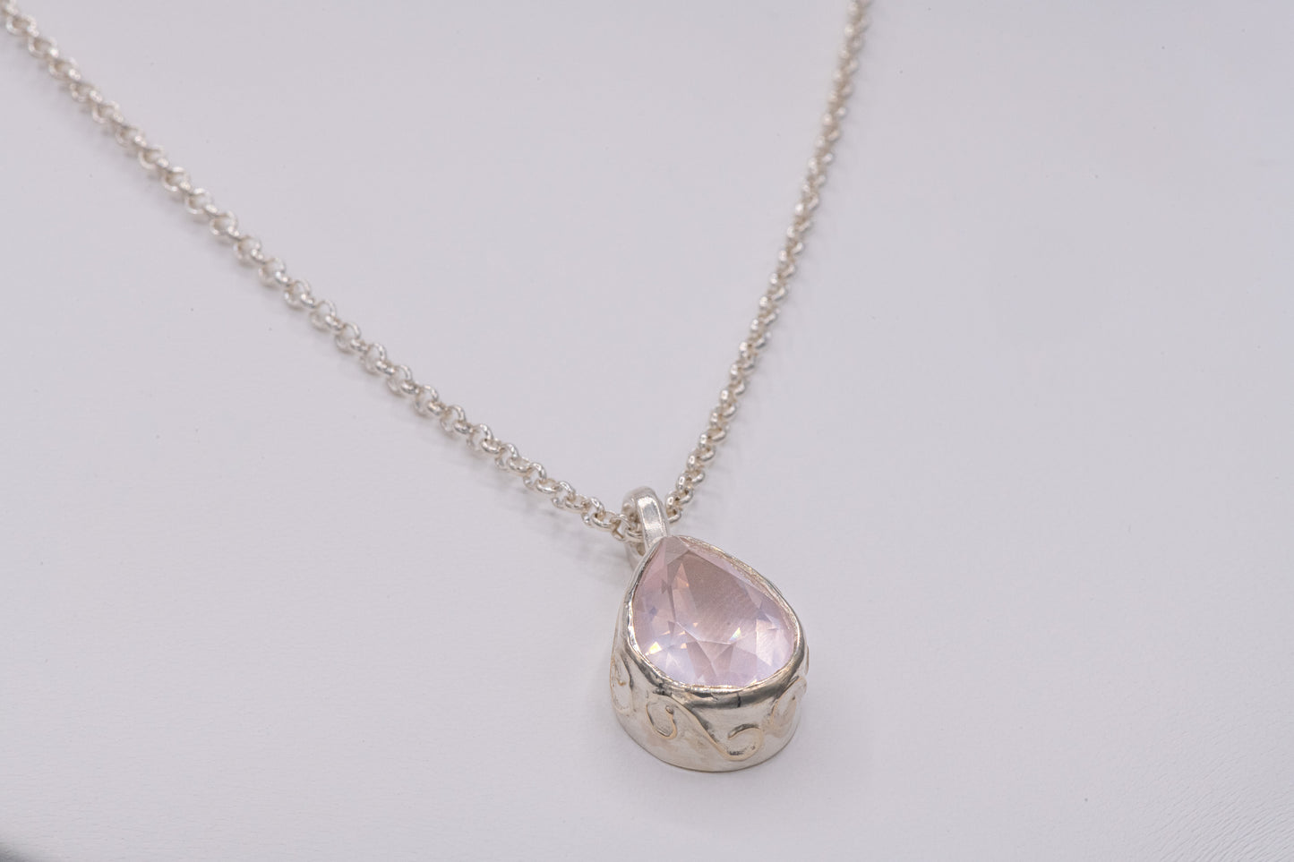 Rose Quartz Gemstone Necklace