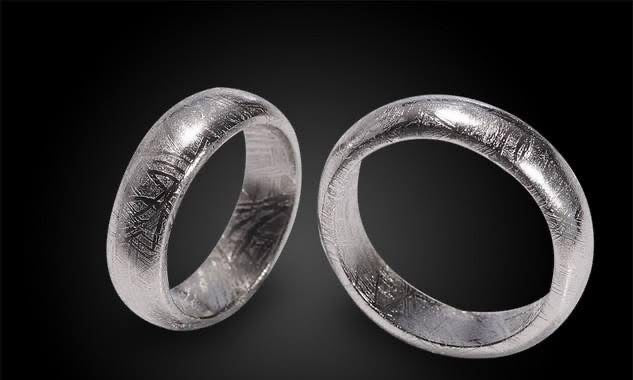 Pure Meteorite Rings