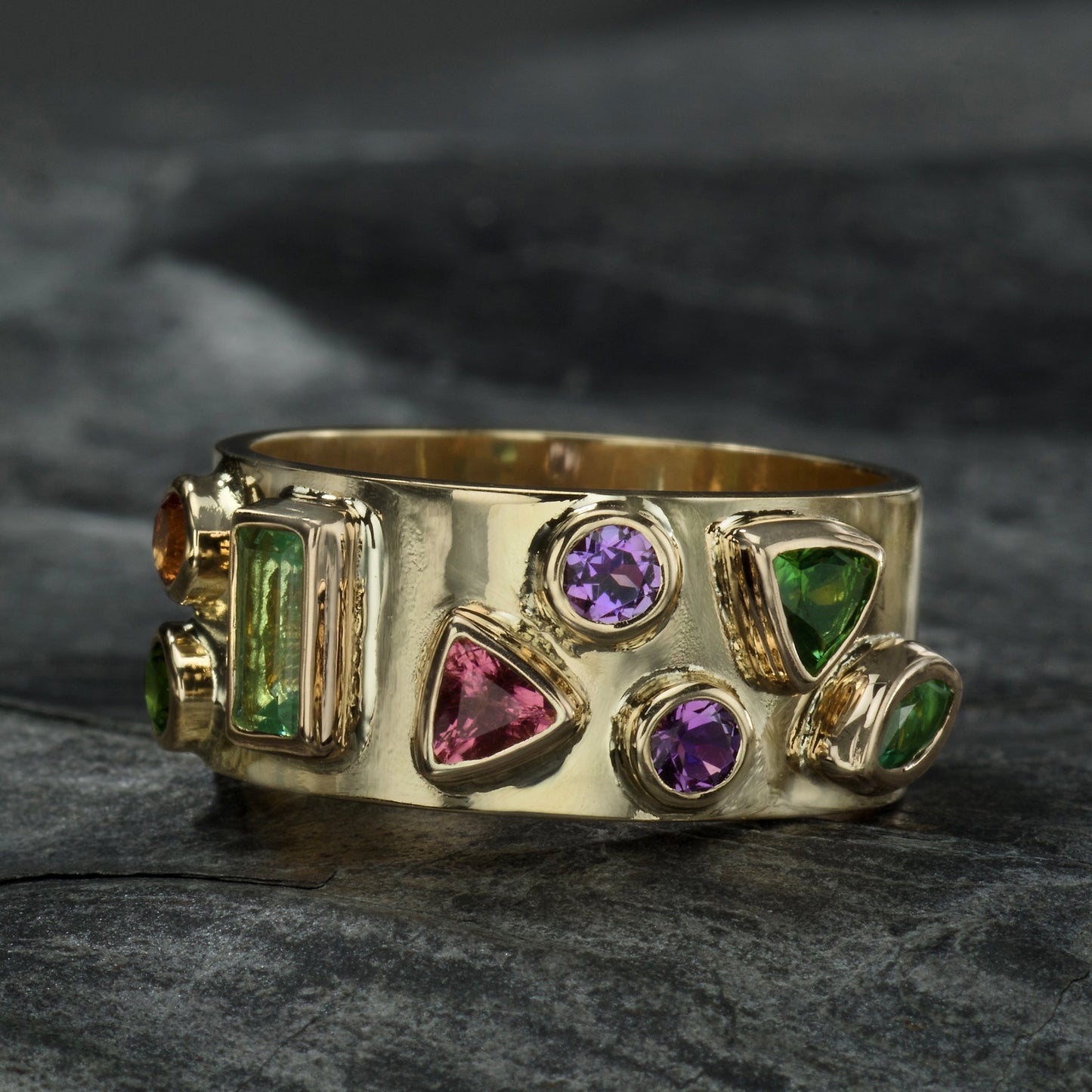 "Over the Rainbow" Multi Gemstone Ring