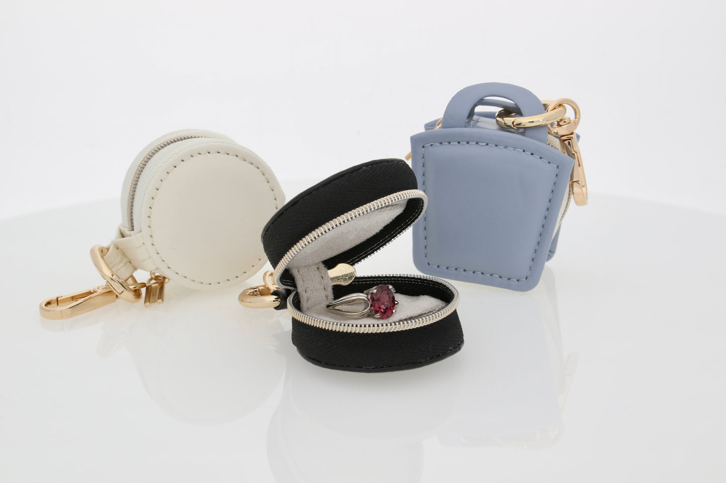 Small Keychain Jewelry Case