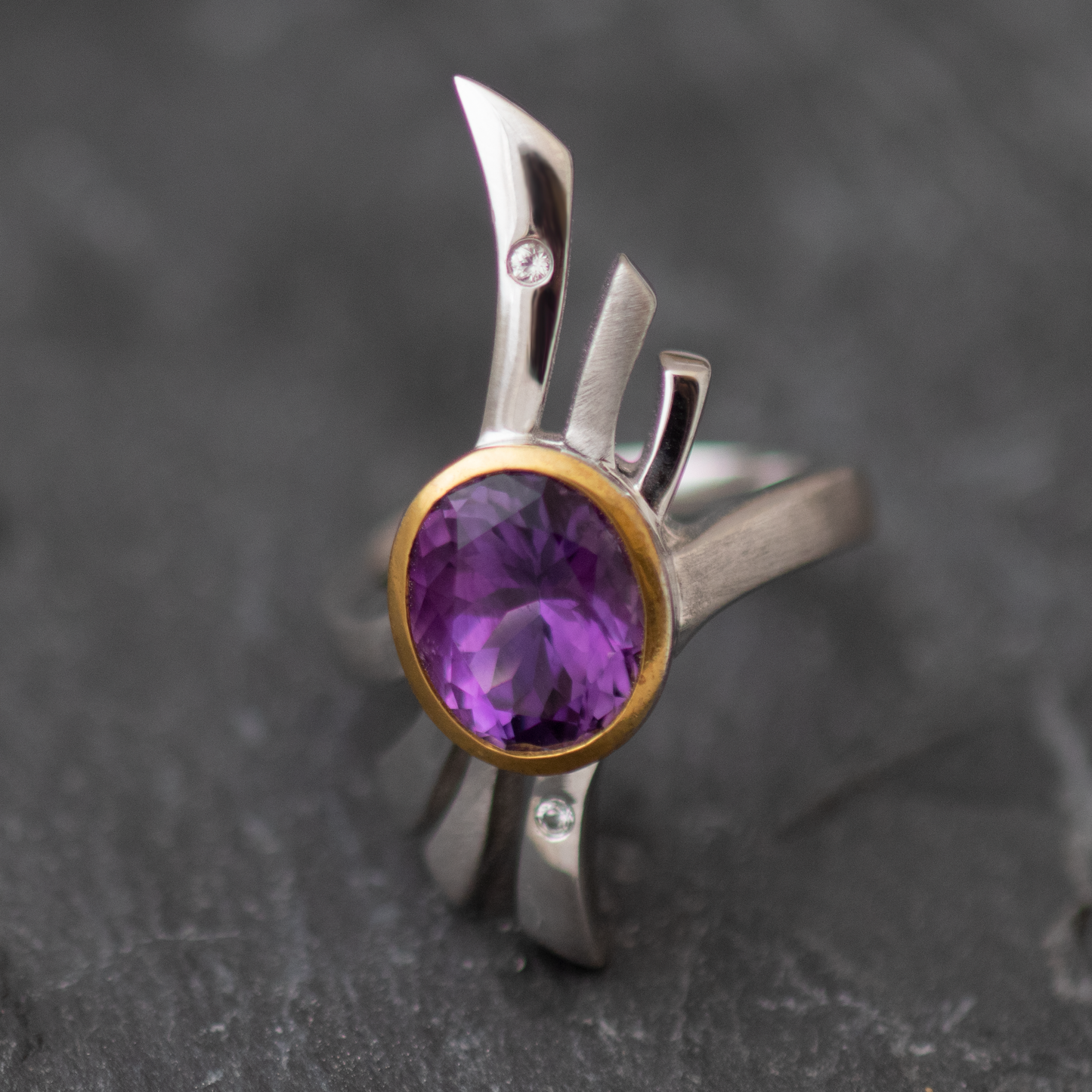 Deer Hill Amethyst Ring