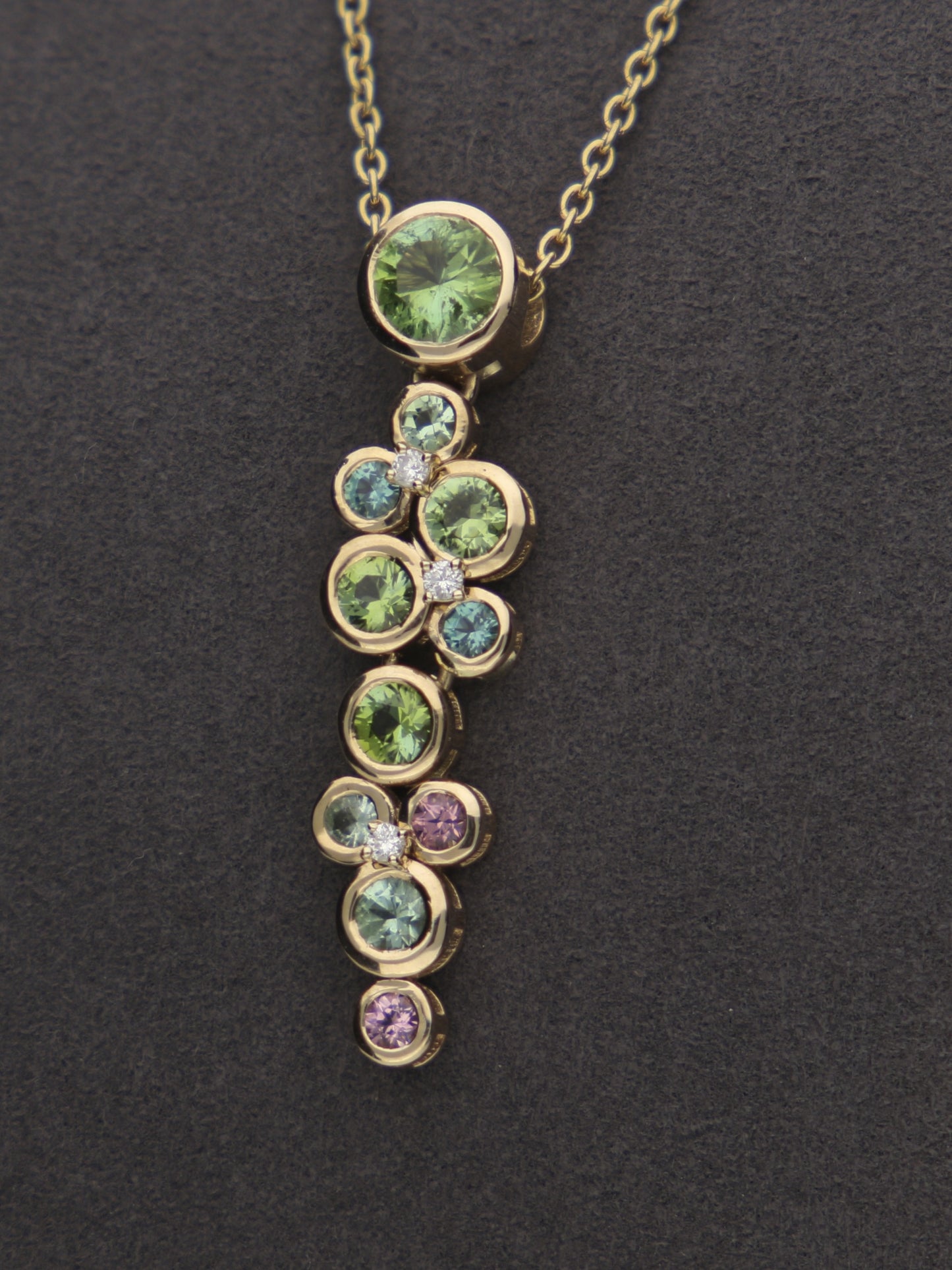 Multi-Colored Constellation Pendant by Martha Seely