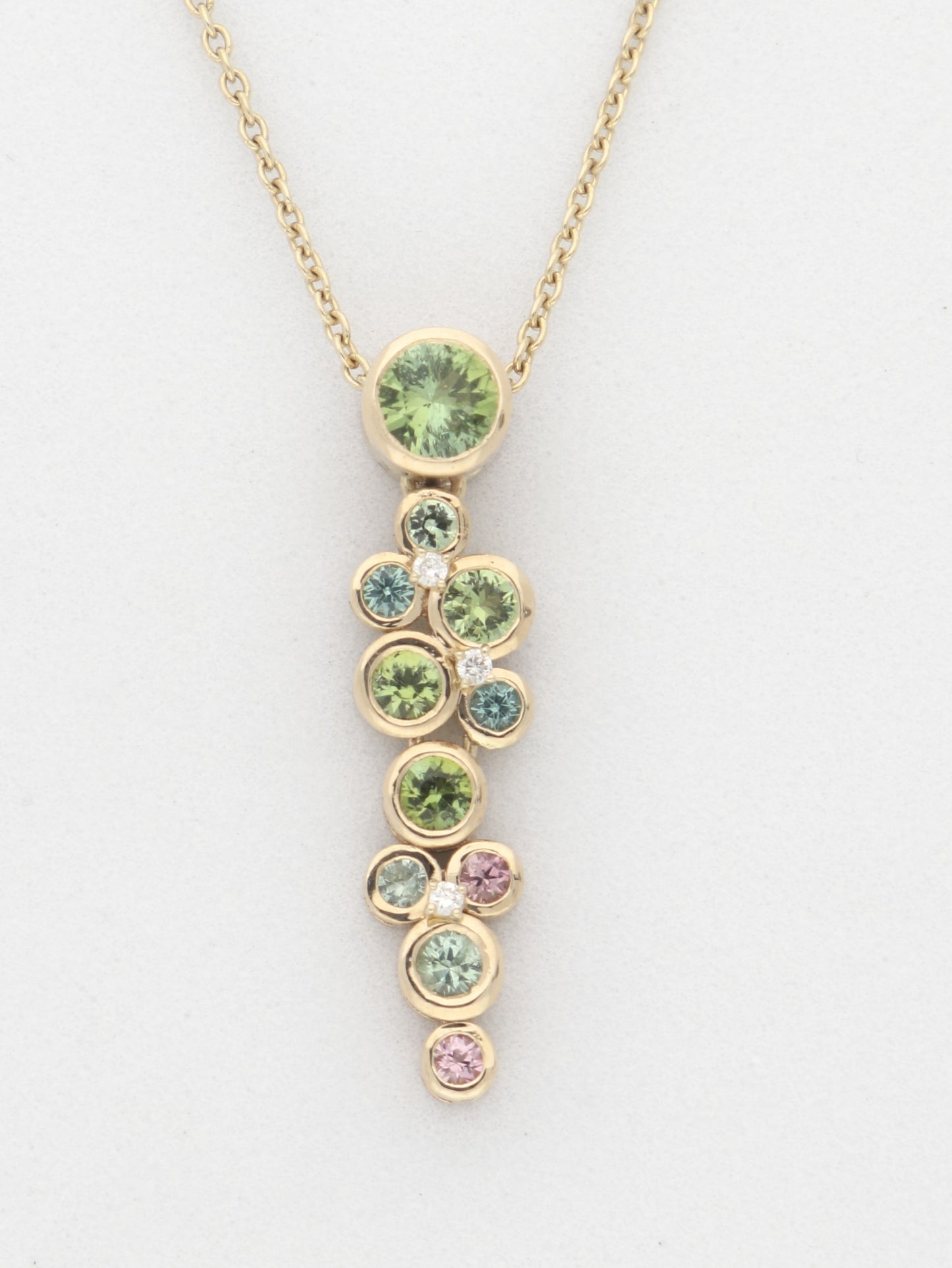 Multi-Colored Constellation Pendant by Martha Seely