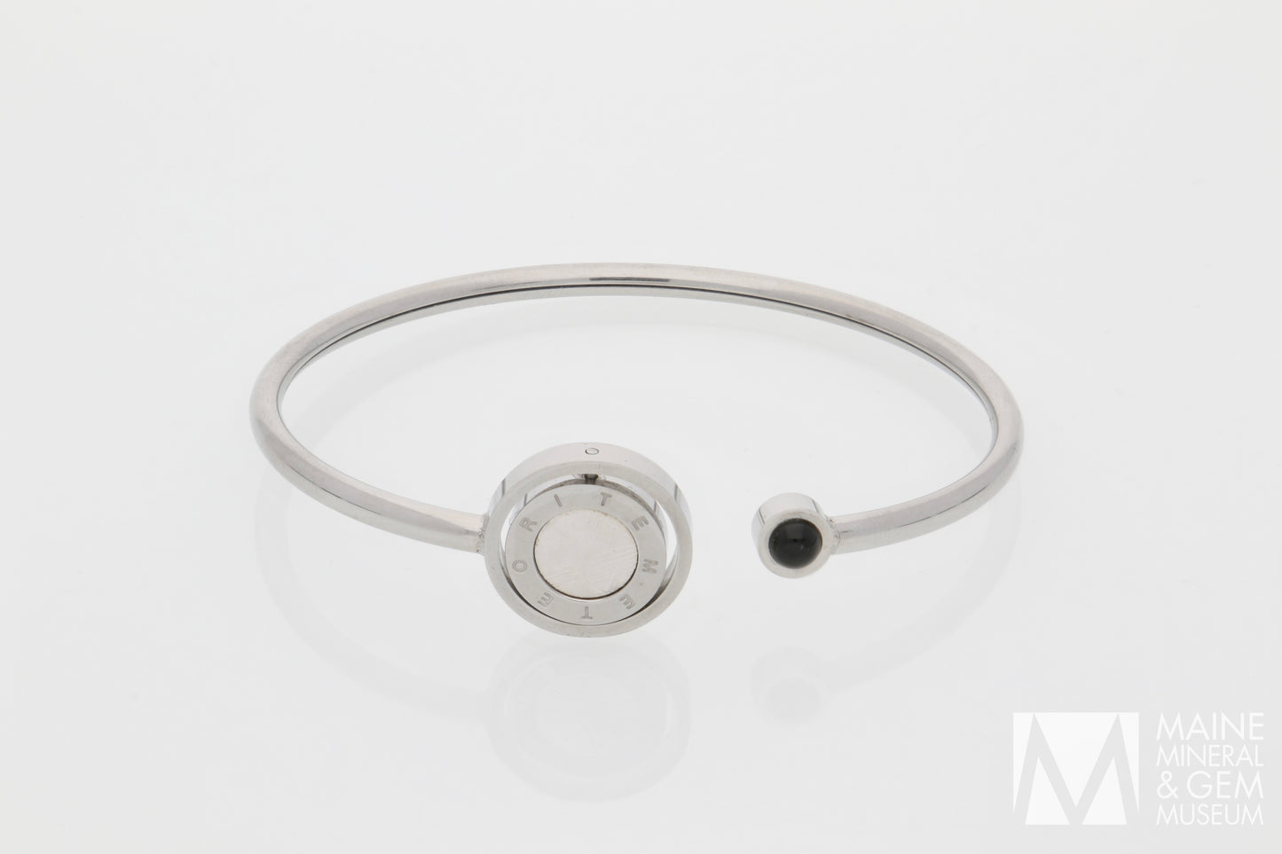 Meteorite & Moldavite Cuff Bracelet